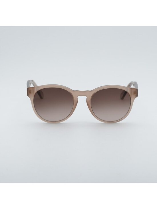 Salvatore Ferragamo SF1068S 278 Sunglasses Sand Round Frame, Brown Lenses main image 6